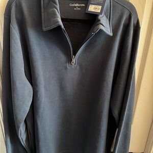 Croft & Barrow Navy Quarter-Zip Pullover